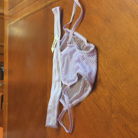 NWT Booty Bag Mesh and Lace High Cut Cheeky Underwear L - Picture 3 of 8